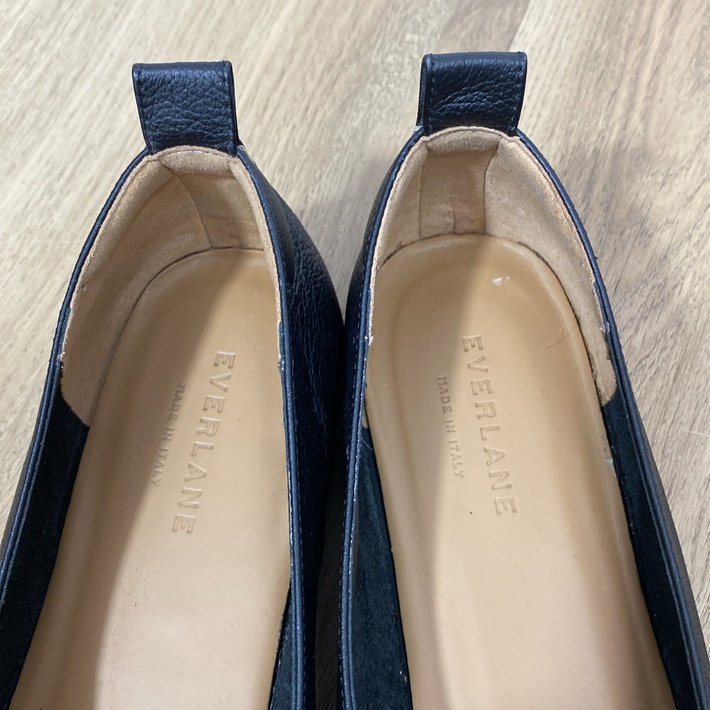 Everlane Black Leather Ballet Flats - Picture 9 of 14